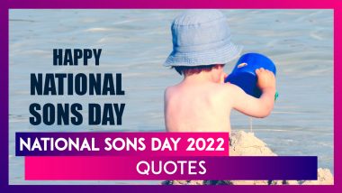 National Sons Day 2022 Quotes About Sons To Make Your Child Feel Appreciated and Special